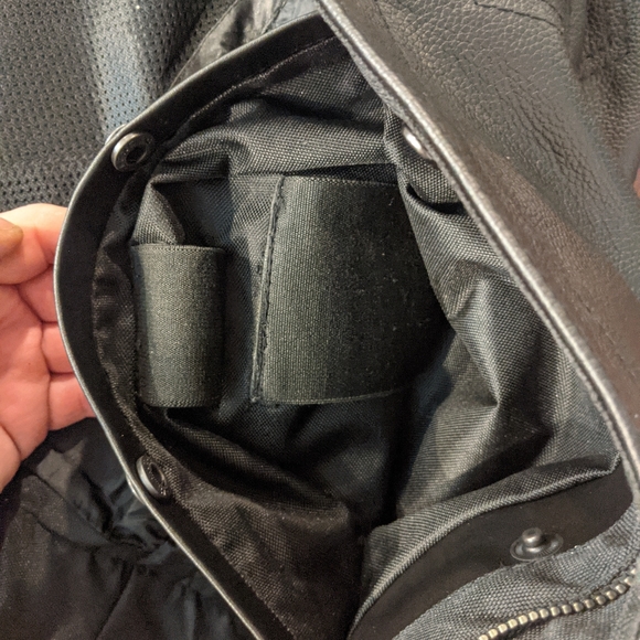 NWT STREET & STEEL CONCEALED CARRY LEATHER BIKER VEST - Picture 11 of 16